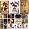 Vintage Metal Tin Sign Plate Rum Rum Brand Metal Sign Signals Captain Morgan Plaque Retro Assiette pour Bar Pub Club Man Cave Wall Decor 30x20cm W01