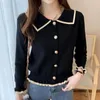 Women's Sweaters Short Sweater Women's Autumn And Winter French Minority Cardigan 2023 Lazy Coat