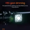 S Smart vélo frein queue USB vélo lumière vélo arrêt automatique LED arrière Rechargeable IPX6-Waterproof sécurité arrière lampe 0202