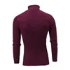 Suéteres masculinos Inverno Jacquard Men Turtleneck Color Sólida de Cor para Manga Longa Esporte Masculino Macho de Menina Filada Os Meninas Time22