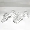 Pipes à fumer Femme Mâle 10 14 18 mm Quartz Nail 2mm d'épaisseur Mâle Femelle 100% Pur Quartz Banger Nail Domeless Nail