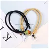 Charm Bracelets Magnet Couple Bracelet Attractive Star Astronaut Fashion Valentines Day Jewelry Gift 2Pcs Drop Delivery Oto3J