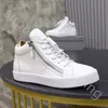 2023 Nouveaux Hommes Femmes Casual Chaussures Zipper Sneakers Designer Chaussures Noir Blanc Velours Rehausser Chaussure De Luxe Haut Bas Plate-forme Formateurs