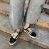 Jeans pour femmes femmes jambes larges lavé trous Vintage solide décontracté Streetwear Ulzzang fourrure-ligne taille haute gland femme Chic Denim pantalon