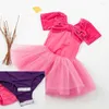 Bühnenkleidung Klassisches professionelles Ballett-Tutu Romantisches Schwanenkostüm Kinderkleid Kind Kurzarm-Spandex-Gymnastiktrikot für Mädchen