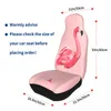 Car Seat Covers Pink Flamingo Universal Cover Protector Interior Accessories For SUV Valentine's Day Fiber