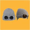 Beanie/Skull Caps bonnet Hat Bonnet Beanie Cp Beanie/skull Beanies 2022 Winter Glasses Ribbed Knit Lens Street Hip warm beanie cp hat /skull s