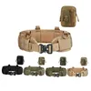 Taille Support Tactical Belt Hunting Molle Men Battle Set War Military Inner with Phone Tool Bag voor schieten