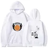 Sweats à capuche pour hommes Haikyuu pulls hommes hauts sweats Double face manches longues et hommes amples