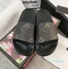 Designer Men Women Sandals tiger snake print Slide Summer Wide Flat Slipper size 35-48 6516