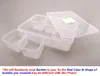 Storage Bottles Kinds Plastic Fresh-Keeping Box With Lid Food Prep Container Sealed Refrigerator Kitchen Reusable Organizer