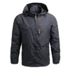 Herrjackor Autumn Windbreaker Man Oversize Windshield Jacket Men Spring Coat Mens Camping Man Work Wear Clothes 230203