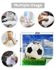 Table Napkin Football Sky Clouds Grass Soccer 4/6/8pcs Cloth Decor Dinner Towel For Kitchen Plates Mat Wedding Party Decoration