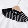 Clothing Sets Girls Korean Style Striped Patchwork Top Flared Pants Twopiece Set Fashion Clothes Baby Boutique Wholesale 230203