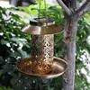 Other Bird Supplies Solar Hanging Feeder Outside Food Outdoor Powered