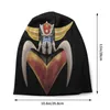 Berets UFO -Roboter Grendizer Goldrake Bonnet Homme Hippie Stricken Schädel