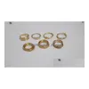 Band Rings Fashion Jewelry Vintage Gold Ring Set Combine Joint Toes 12Pcs/Set Drop Delivery Dhe1S