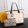 Borsa a tracolla leopardata Designer Borse a tracolla da donna di lusso Borsa da negozio composita Portafoglio con cerniera Portamonete Mini borsa Portachiavi Pelle bovina Vera pelle Grande capacità M45686