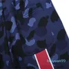 Designer -Mans Shorts Sportwear Red Leopard Dot Camouflage Elastic Pants Sport andningsbara boxare Basketbollssport Pants Beach Short