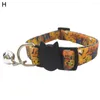 Dog Collars Pet Neck Circle Great Halloween Printing Cat Collar Decoration Pumpkin Pattern Dress Up