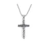 Pendant Necklaces Fashion Jewelry Vintage Personality Carving Cross Necklace Titanium Steel Chain Drop Delivery Pendants Dhale