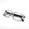 Solglasögon ramar rockjoy mode glasögon ram manliga kvinnor fjäder gångjärn tr90 rektangel smala nörd glasögon glasögon för mottagande