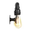 Lampa ścienna podwójna żelaza na poddaszu Antyczna rura wodna światła LED Edison Sconces Industrial Vintage Lighting Decor Home Decor Luminaire