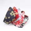 Kreative Hundehalsbänder im Freien, Haustier, japanisches Muster, Dreieck, Handtuchhalsband, PU-Kragen, Speicheltuch