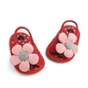 First Walkers 2023 Cute Sun Flower Baby Shoes Knitted Born Infant Spring Autumn Soft Sole Non Slip Toddler Girl