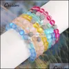 P￤rlstr￤ngar kvinnor m￤n glas flash sten p￤rlband armband 12 f￤rger m￥nsten dl polska frostat zirkon mikro asfalterade p￤rlor charm f￶r ote0p