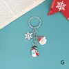 Porte-clés Mode Elk Père Noël Pendentif Porte-clés Porte-clés Joyeux Noël Ornements Pour Porte-clés Accessoires Cadeaux De Noël Année 2023