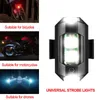 Lights Bicycle Flashing Taillight Motorcycle Bike Drones Aircraft Light Model Remote Control Car Warning Lamp Electric scooter Rear 0202