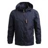 Mens Jackets Windbreaker Military Field Outerwear Tactical Waterproof Pilot Coat Hoodie Hunting Army Clothes 230203