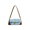 Bolsas de lona Maxdutti Patchwork Messenger Bag Armpit Mujeres Ins Fashion Blogger Casual Square