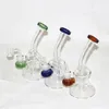 Heady Glass Bong Straight Percolator Dab Oil Rig Mini Rigs Colorful Waterpipe Water Bongs With Glass Bowl