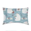 Pillow 30x50cm Merry Christmas Home Decoration Case Snowman Xmas Cover Happy Year Polyester Sofa Lumbar Pillowcase