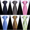 Bow Ties Luxe Mooi handgemaakte topklasse Silk Neck Tie Gedrukte vaste kleur stropdas HOMBRE Formele kleding lichtblauwe Memorial Day