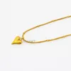 Ketten Herzheize Schlange Knochenketten Halskette für Frauen ästhetischer Edelstahl Gold Farbe Judenhip Hop Geschenk YS104