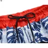 Мужские шорты пляжные сухожили мужчина летняя печать Quick Dry Kilt Sportwear Sportwear Короткая дна женщин для серфинга борторы купальники 1.7