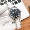 여성 시계 자동 기계식 시계 Lady Wristwatch 34mm Montre De Luxe Ceramic Watch Band Sapphire