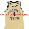 # 1 Circa 1989 Iman Shumpert # 4 Dennis Scott College Basketball Jersey Taille S-4XL 5XL personnalisé n'importe quel numéro de nom