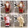 Christmas Decorations Santa Claus Figurine 12 Inch Doll Ornament Decoration Party Winter Dinner Table Decor