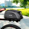 Panniers s Trunk 8L Water Resistant Nylon /PU Bike Rack Bag With Waterproof Rain Cover Bicycle Accessories 0201