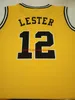 Özel Erkekler Gençlik Kadınlar #12 Ronnie Lester Iowa Hawkeyes Basketbol Forması S-4XL 5XL Özel Özel İsim Numarası Jersey