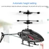 Aeronaves Electricrc Helicóptero Voador Toys Indução Recarregável USB Pairar com controle remoto para jogos internos e externos de crianças 230202