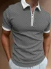 Polos para hombre, camisa ajustada con estampado de letras, camisa sólida de marca s, manga corta, verano, hombre 230202