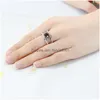 Band Rings Fashion Jewelry Black Spider Ring Zircon Diamond Drop Delivery Dhqnh