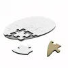 Cadeau de Pâques en bois Sublimation oeuf puzzle vierge personnalisé puzzle MDF bricolage Pâques Puzzles nouveau