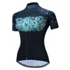 Racing Jackets Weimostar Women's Pro Cycling Jersey Bike Short Sleeve Clothing Bicycle Sports Shirt Colorful Dots Reflective