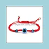 Связанная цепочка мода красная струна Hamsa Hand Lucky Evil Blue Eye Bracelet Braided Toping Festival Festival Chic для женщин девочки шарм